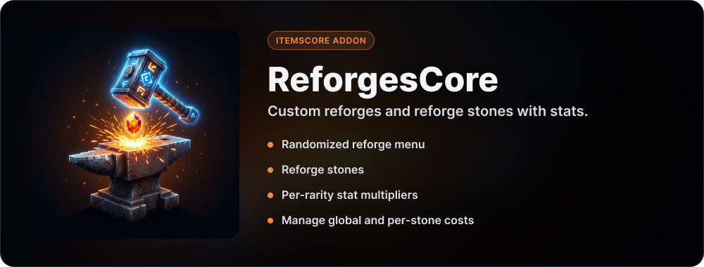 ReforgesCore - an ItemsCore addon