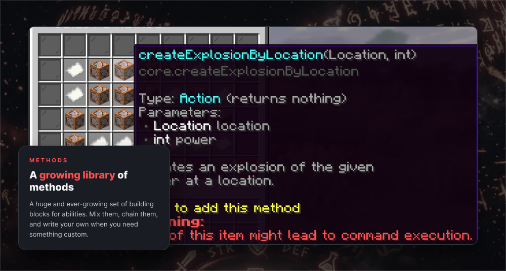No syntax to learn